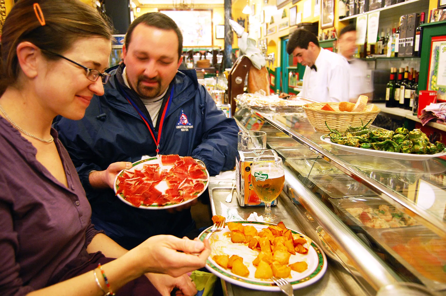 Making a meal of tasty tapas — available in bars throughout the day — is the perfect solution for travelers who can’t wait until 9 or 10 p.m. for dinner