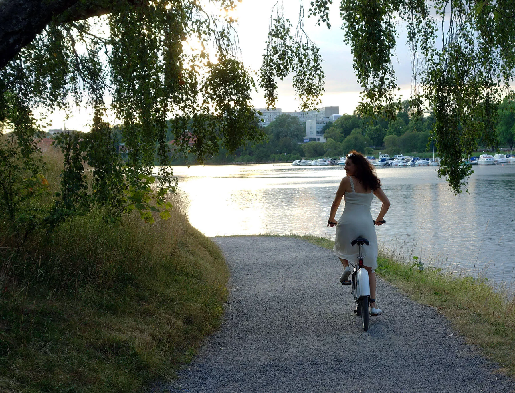 A bike ride through the island of Djurgården is a peaceful way to see a different side of Stockholm