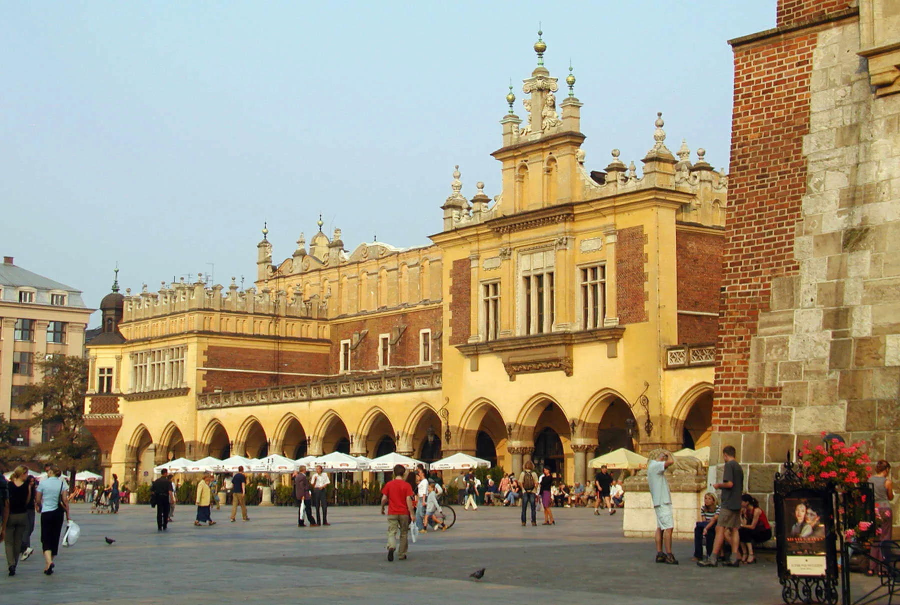 Kraków’s main square is pleasant day or night
