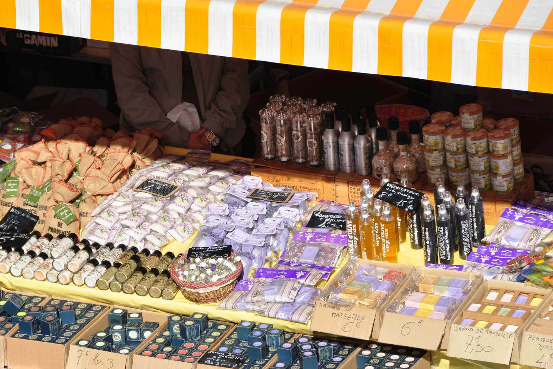 At the Cours Saleya market, the emphasis is on local products