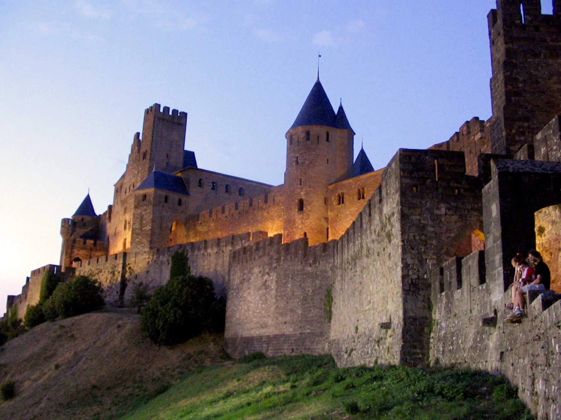 Carcassonne's double walls, turrets, and towers are best explored early or late, when the tide of tourists has turned