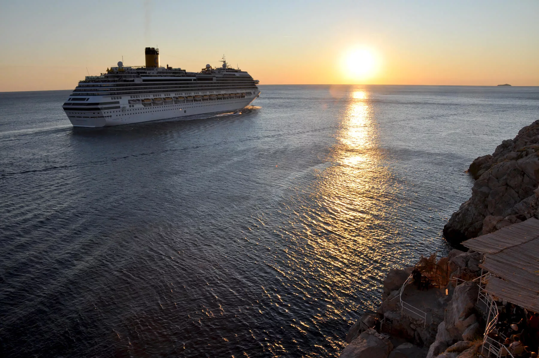 When you're cruising — especially in the Mediterranean — it's hard not to pay attention to the sunsets