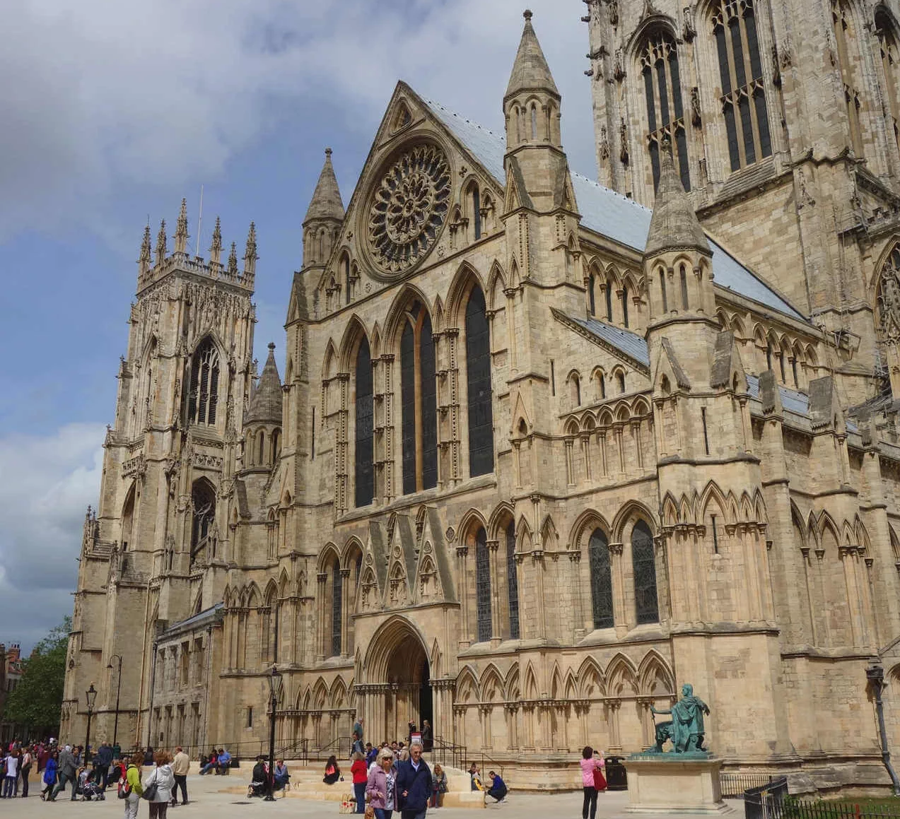 The York Minster is the largest Gothic church north of the Alps, and has more original medieval glass than the rest of England's churches combined