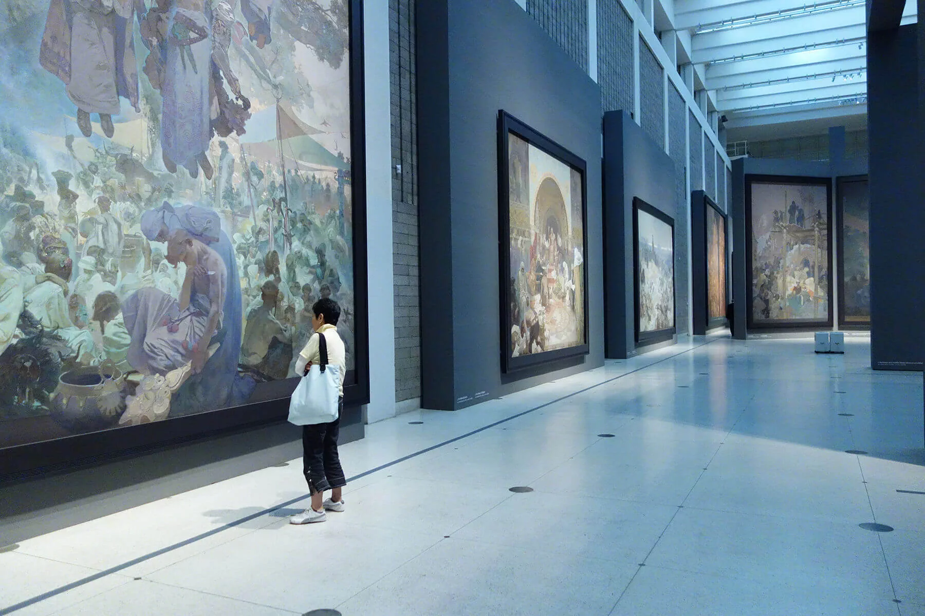 Viewing the masterful canvases of Mucha’s "Slav Epic" is a forceful artistic experience