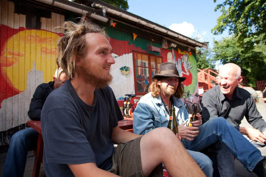 The hippie squatters' community of Christiania in Copenhagen is as far from Old World Europe as you can get