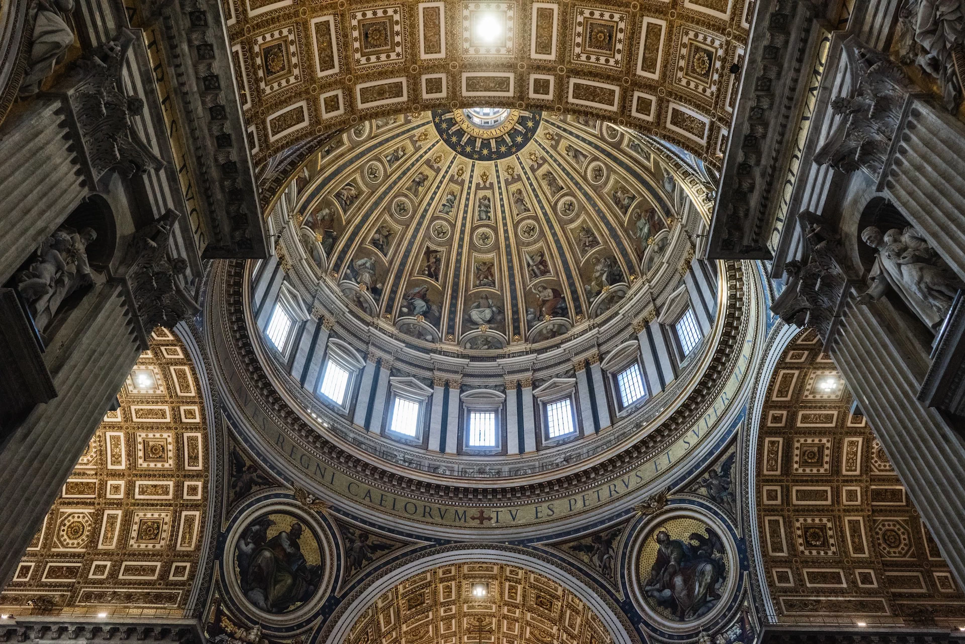 Standing beneath St. Peter’s dome in Rome is one of Europe’s great spiritual experiences