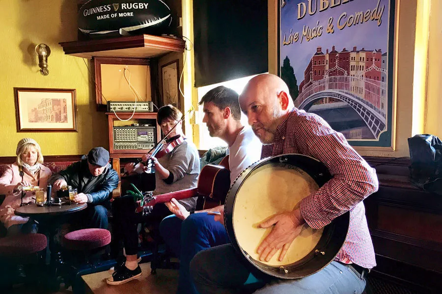 Dublin musicians perform during a musical pub crawl — a fun primer to traditional Irish music