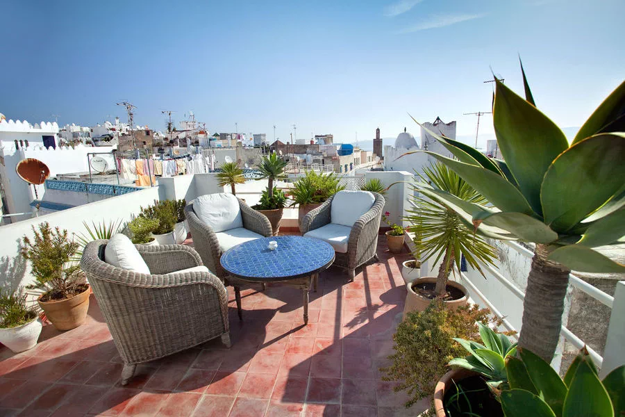 User-generated reviews can help you find an authentic, welcoming place in the heart of town — such as this hotel rooftop in Tangier — if you know how to sift through a wide variety of opinions