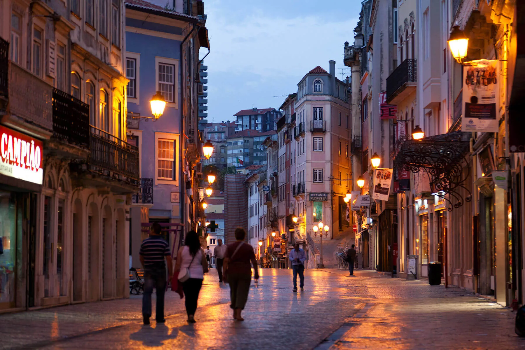 Coimbra’s main pedestrian drag, which divides the lower and upper parts of the old town, is a delight to explore