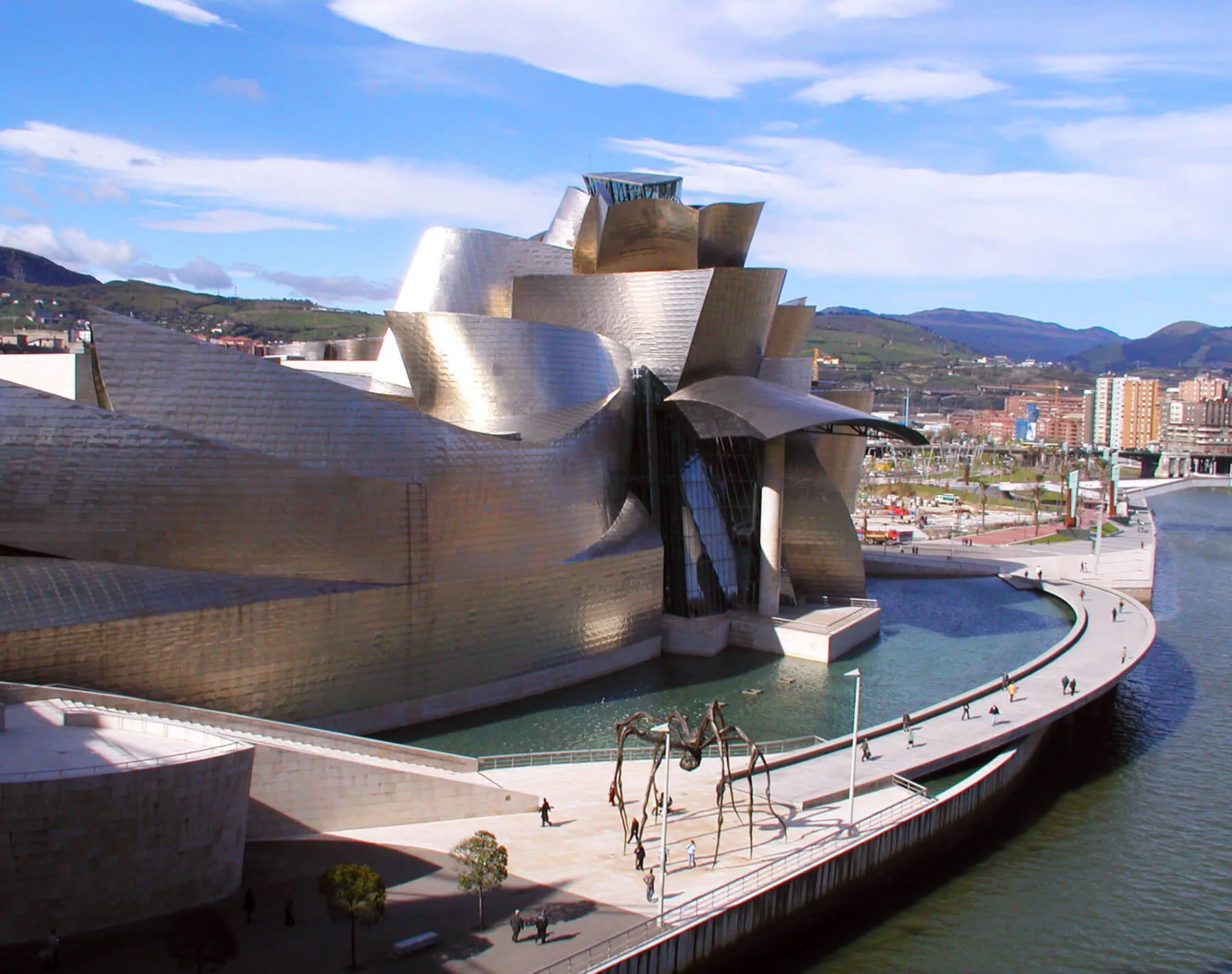 The striking architecture of the Guggenheim Bilbao art museum has put the Basque city of Bilbao on the map